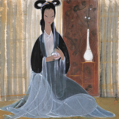 画家林凤眠在香港逝世