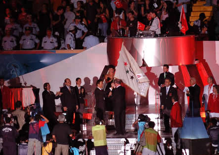 2005年8月21日 第二十三届世界大学生运动会在土耳其伊兹密尔闭