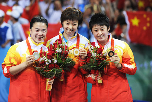 2008年8月22日 张怡宁卫冕北京奥运乒乓球女单冠军