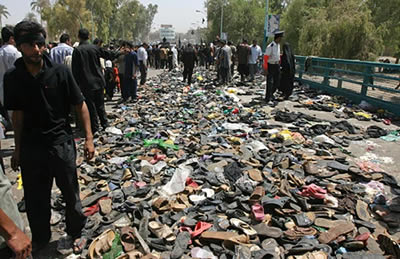 2005年8月31日 伊拉克北部阿扎米亚区发生踩踏事件 造成近1000人死亡