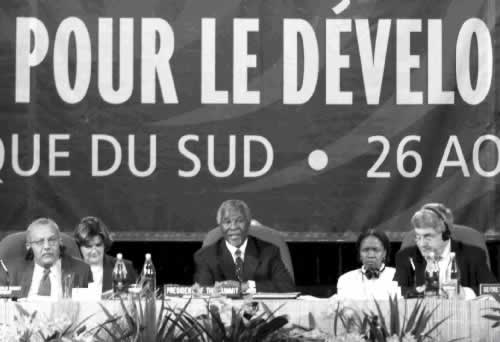 2002年9月4日 可持续发展世界首脑会议在南非约翰内斯堡闭幕