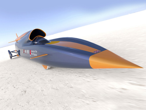 英研制世界最快超音速汽车