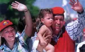 1998年12月6日 查韦斯当选委内瑞拉总统