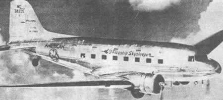 载客21人的DC-3型飞机试航