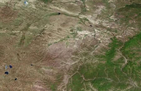 1987年1月5日 在内蒙古发现巨型陨石坑