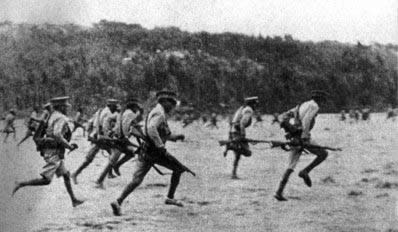 埃塞俄比亚军队在马加里抗击意大利