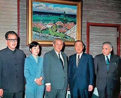 2000年2月3日 日本著名政治家二阶堂进逝世
