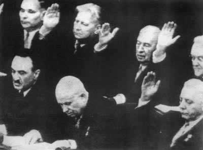 苏共二十大上赫鲁晓夫作反斯大林的秘密报告