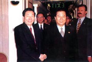 金大中当选韩国总统