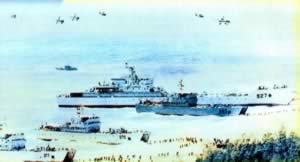 中国人民解放军在东海和南海进行海空实弹演习(历史上今天lssjt.cn)
