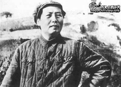 1948年4月1日 毛泽东提出新民主主义革命总路线和总政策（图片来源：历史上的今天TodayOnHistory.com）