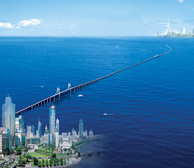 2008年5月1日 杭州湾跨海大桥试运营通车