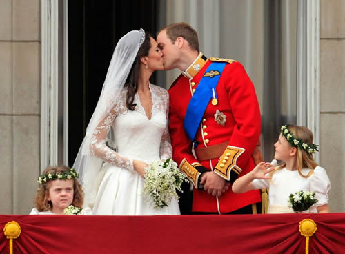 2011年4月29日 英国威廉王子与平民女孩凯特结婚