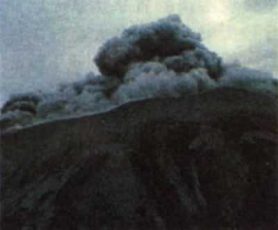 圣海伦斯火山爆发
