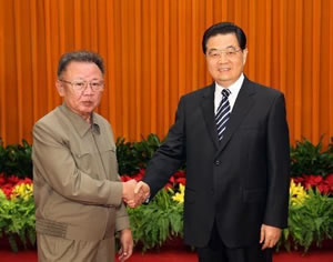 2010年5月3日 朝鲜劳动党总书记金正日对我国进行非正式访问