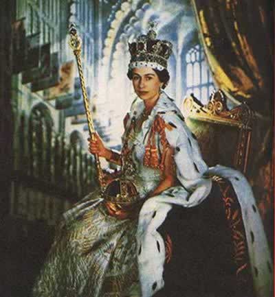 英国女王伊丽莎白二世加冕