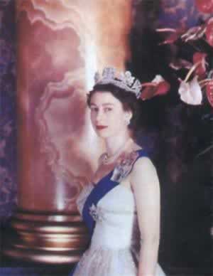 英国女王伊丽莎白二世加冕