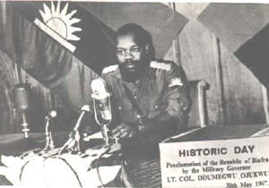 1967年5月30日 尼日利亚东区比夫拉宣布独立