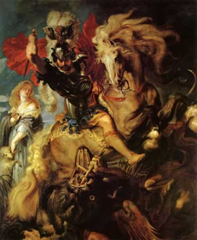 巴洛克画派早期的代表人物鲁本斯出生