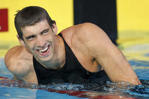 菲尔普斯打破男子100米蝶泳世界纪录
