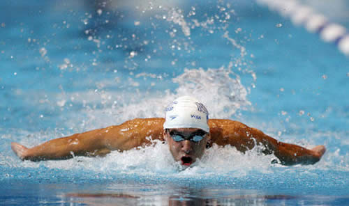 菲尔普斯打破男子100米蝶泳世界纪录